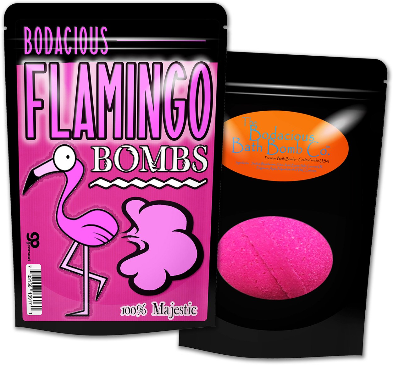 Flamingo Bombs Bath Bombs - Flamingo Bath Balls Funny Pink Gifts for Girls Flamingo Friend Gifts for Women Pretty Pink Bath Bombs Stocking Stuffers…