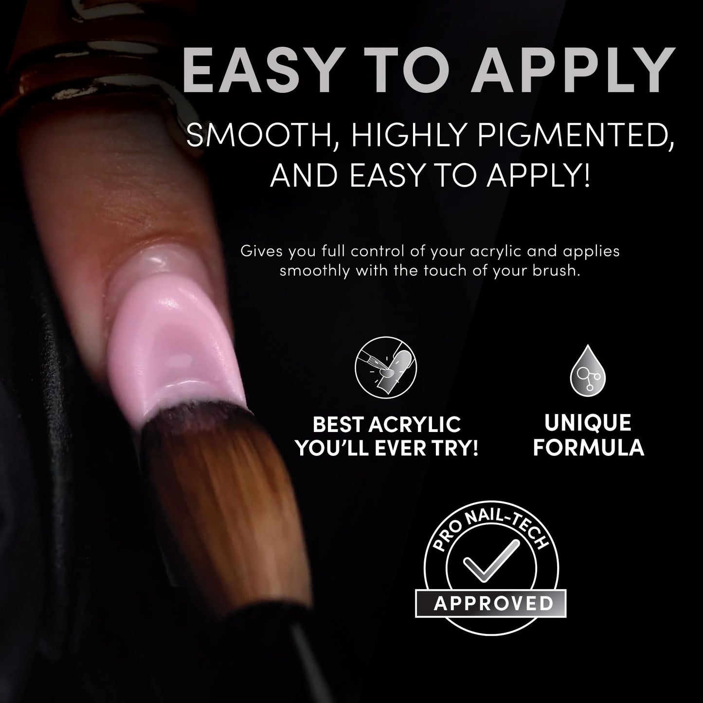 Chaun Legend Acrylic Powder, 2 Oz Long Lasting Salon Quality, Bubble Free, Self Leveling Professional Manicures, Fake Nails, Carving & Extensions Beauty & Personal Care Chaun Legend Professional Nails