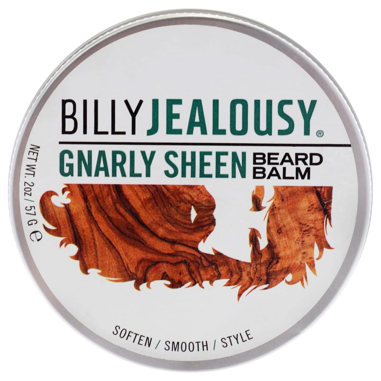 Billy Jealousy Beard Balm with Light Hold & Low Shine, Everyday Beard Styling Balm Loaded With Coconut, Shea & Sunflower Oils For Smooth & Nourished