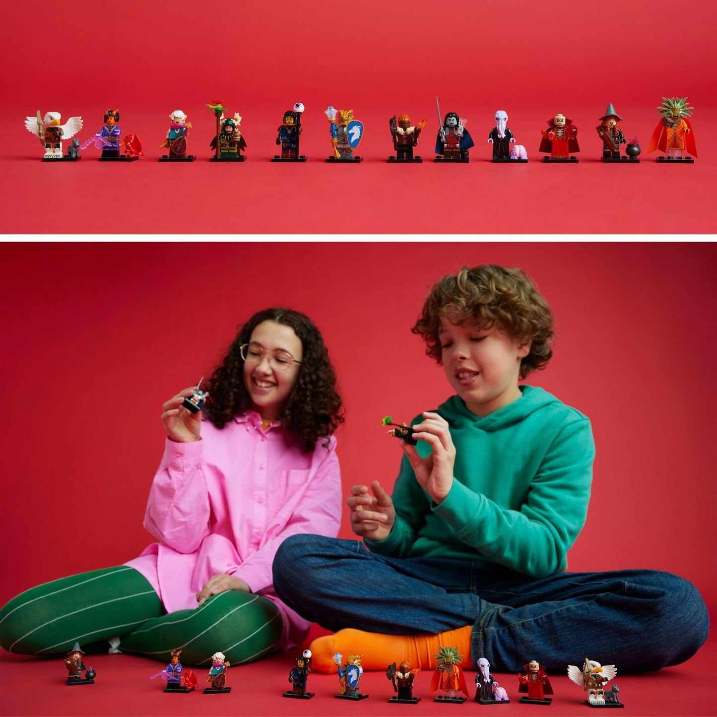 LEGO Minifigures Dungeons & Dragons 6-Pack – Collectible Figures for Kids & Fans, Toy for Boys & Girls Ages 5+, Gift Idea, 66765