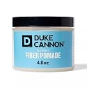 Duke Cannon Supply Co. Flexible Fiber Pomade for Men - 4.6 oz - Strong Hold, No Shine - Long-Lasting, Water-Based Matte Pomade