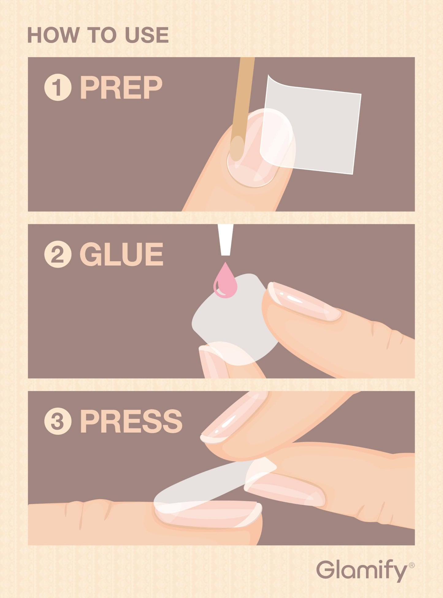 Glamify BY Absolute New York Love, Always Bridal Press On Nails - Wedding French Tip Fake Nails with Pearls, Rhinestones & Heart Cat Eye Designs Beauty & Personal Care Absolute New York