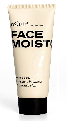 Would Facial Moisturizer for Dry Skin by Barstool Sports, 3 fl. oz, Deep Moisturizing Face Hydration, Nourishing Anti-Aging Skincare Support, Clean