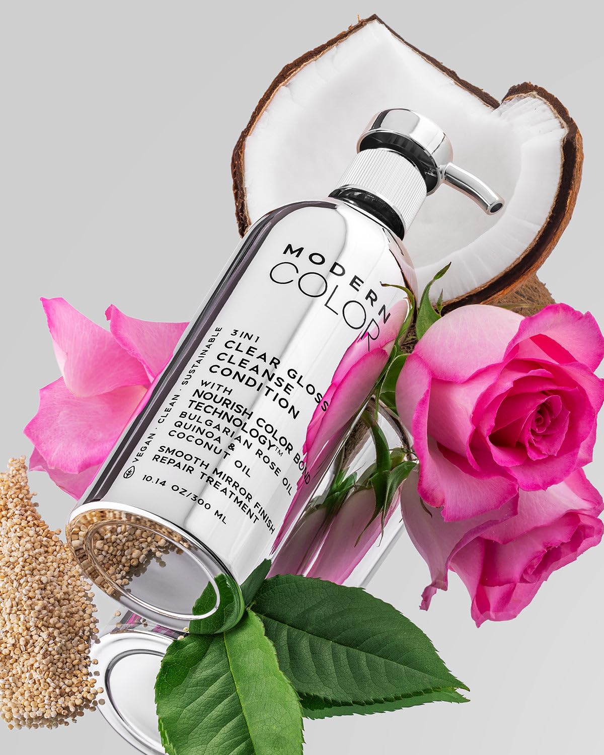 Modern Color 3-in-1 Hair Color Refresh, Cleanse & Condition For 3x Shine - 100% Vegan, Cruelty-Free, Sustainably Packaged, Non-Toxic, Certified Clean
