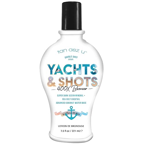Yachts & Shots 400X Double Shot Bronzer Super Dark Ocean Mineral & Sea Salt Cocktail 7.5oz