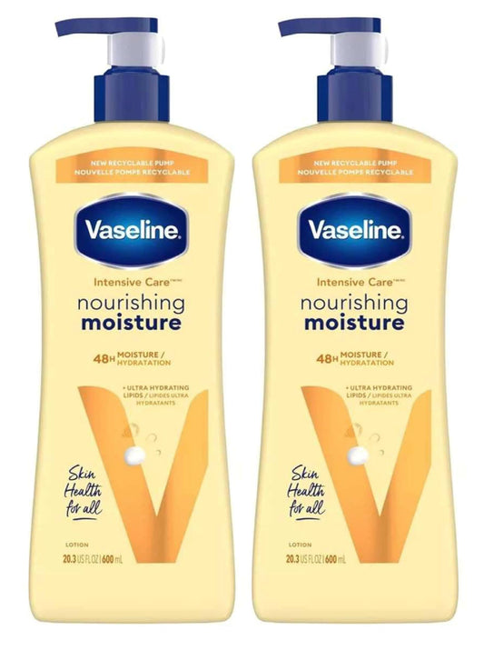 Vaseline Intensive Care Lotion Essential Healing 20.3 Ounce (600ml) (2 Pack)