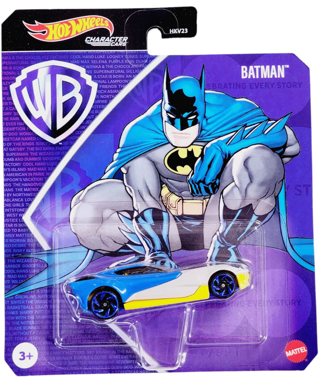 Hot Wheels Warner Bros DC Scooby and Looney Tunes Character Cars Complete Set of 6 Diecast Vehicles from HKV23-956E Release