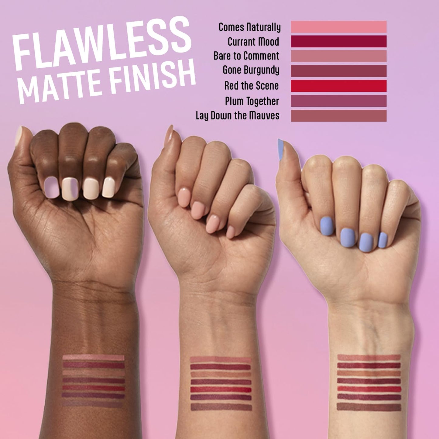 wet n wild Lip Liner Perfect Pout Matte Retractable Gel Lip Liner Pencil, Plum Together Beauty & Personal Care wet n wild