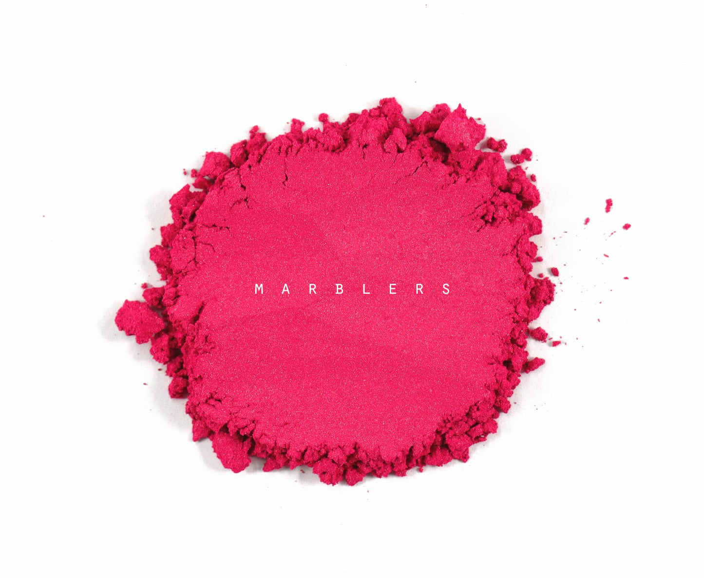 MARBLERS Fine Natural Mica Powder [Hot Pink] 0.11oz (3g) | Highly Pigmented | Non-Toxic, Vegan, Cruelty-Free | Eyeshadow, Body Butter, Nail Polish