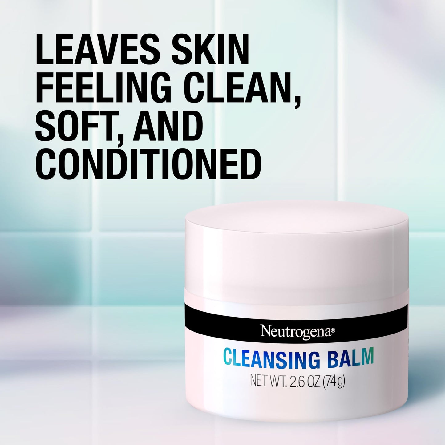 Neutrogena Makeup Melting Cleansing Balm, Face Cleansing Balm to Gently Melt Away Dirt, Oil, Makeup & Waterproof Mascara Leaving Skin Soft
