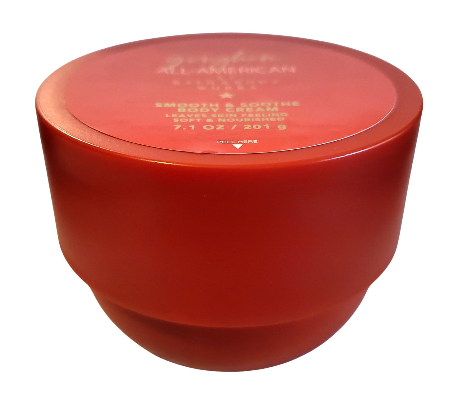 Bath and Body Works All American Gingham Womens Smooth and Soothe Whipped Body Cream in a Jar