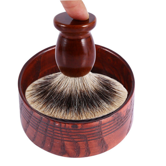 Xinwoer Shaving Soap Bowl? Durable Soap Bowl, Wooden for Travel Daily Use Beauty and Personal Care Xinwoer
