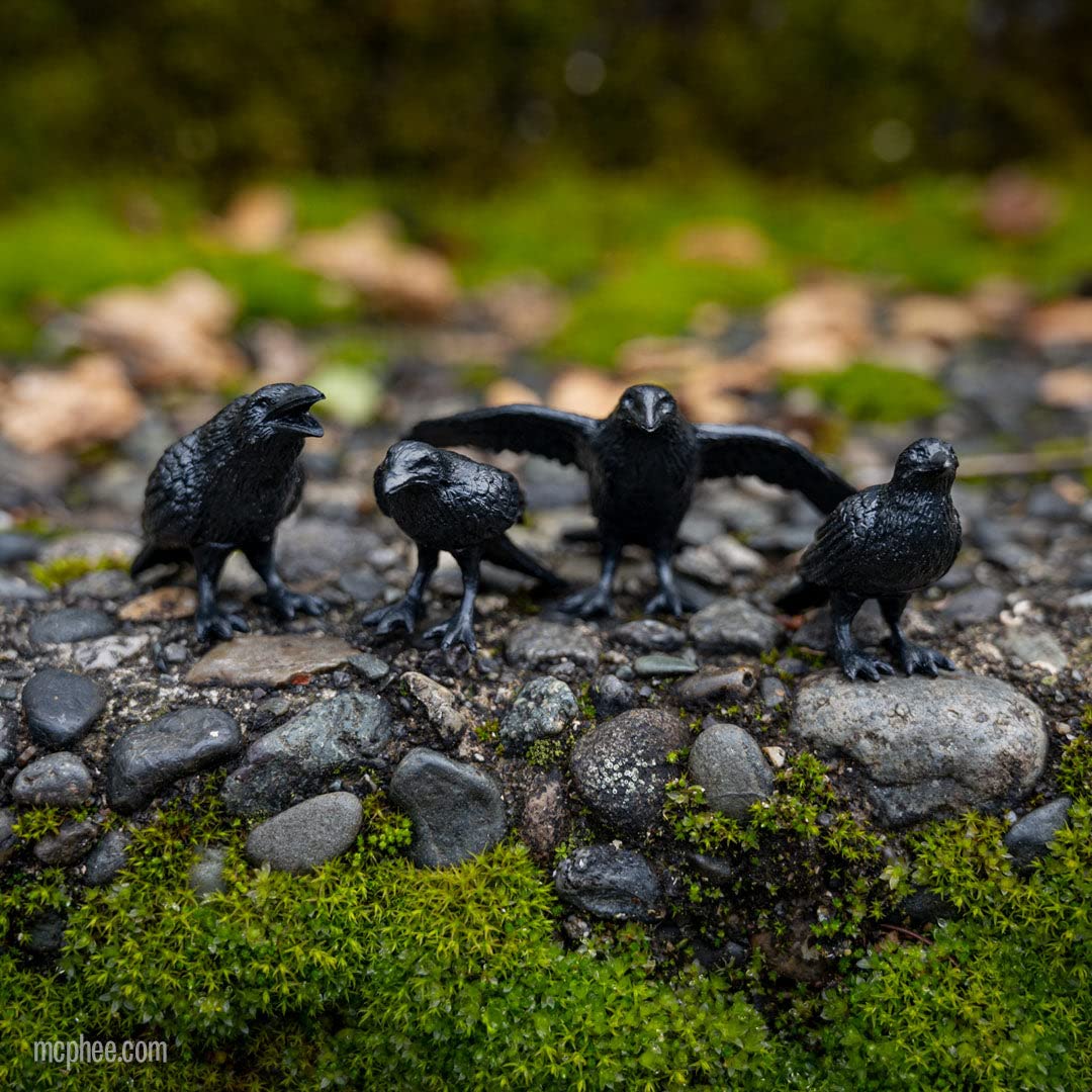 Archie McPhee Murder of Crows Figures | Set of 4