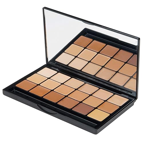 Graftobian Glamour Crème Ultra HD Foundation Super Palettes - Foundation Palette, Contour Makeup, Foundation for Professional Makeup Kit, Face Makeup