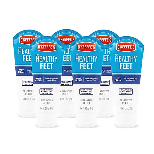 O'Keeffe's K0280004-6 Healthy Feet Foot Cream Tube (6 Pack), 3 oz