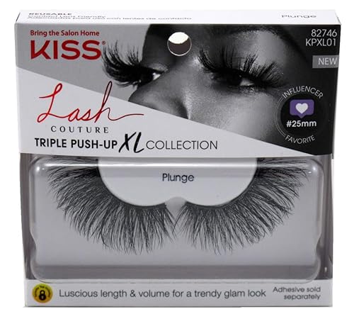 Kiss Lash Couture Triple Push- Up Xl Plunge (Pack of 3)