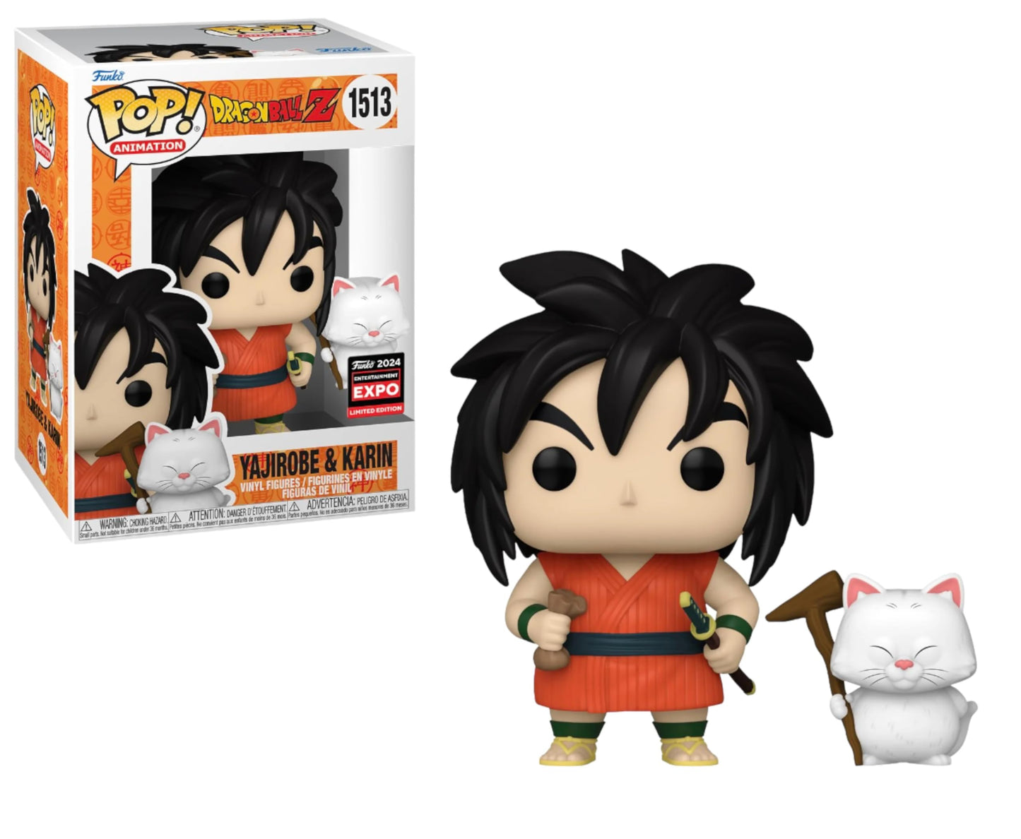 Funko Pop! Animation: Dragon Ball Z - Yajirobe and Karin (2024 Limited Edition Entertainment Expo Shared Exclusive)