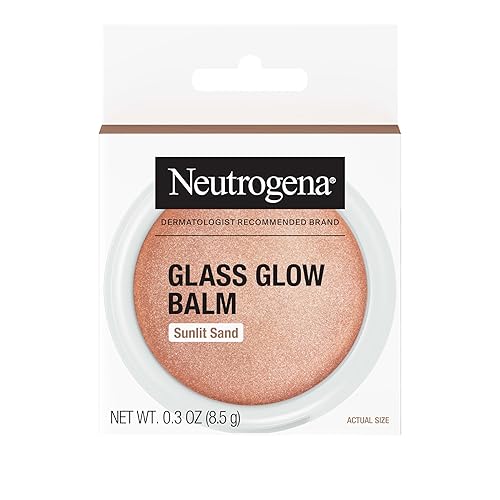 Neutrogena Glass Glow Balm Sunlit Sand, Balm Makeup for Dewy Radiant Skin, 0.3 oz
