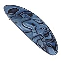 Camila Paris CP2984 French Hair Barrette Clip Handmade Oval Blue, Strong Hold Grip Hair Clips for Women, No Slip Rubberized Metal Closure, Durable