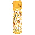 Ion8 Steel Water Bottle, 600 ml/20 oz, Leak Proof, Easy to Open, Secure Lock, Dishwasher Safe, Flip Cover, Fits Cup Holders, Carry Handle, Durable