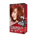 REVLON Colorsilk Beautiful Color, Permanent Hair Color with 3D Gel Technology & Keratin, 100% Gray Coverage Hair Dye, 42 Medium Auburn