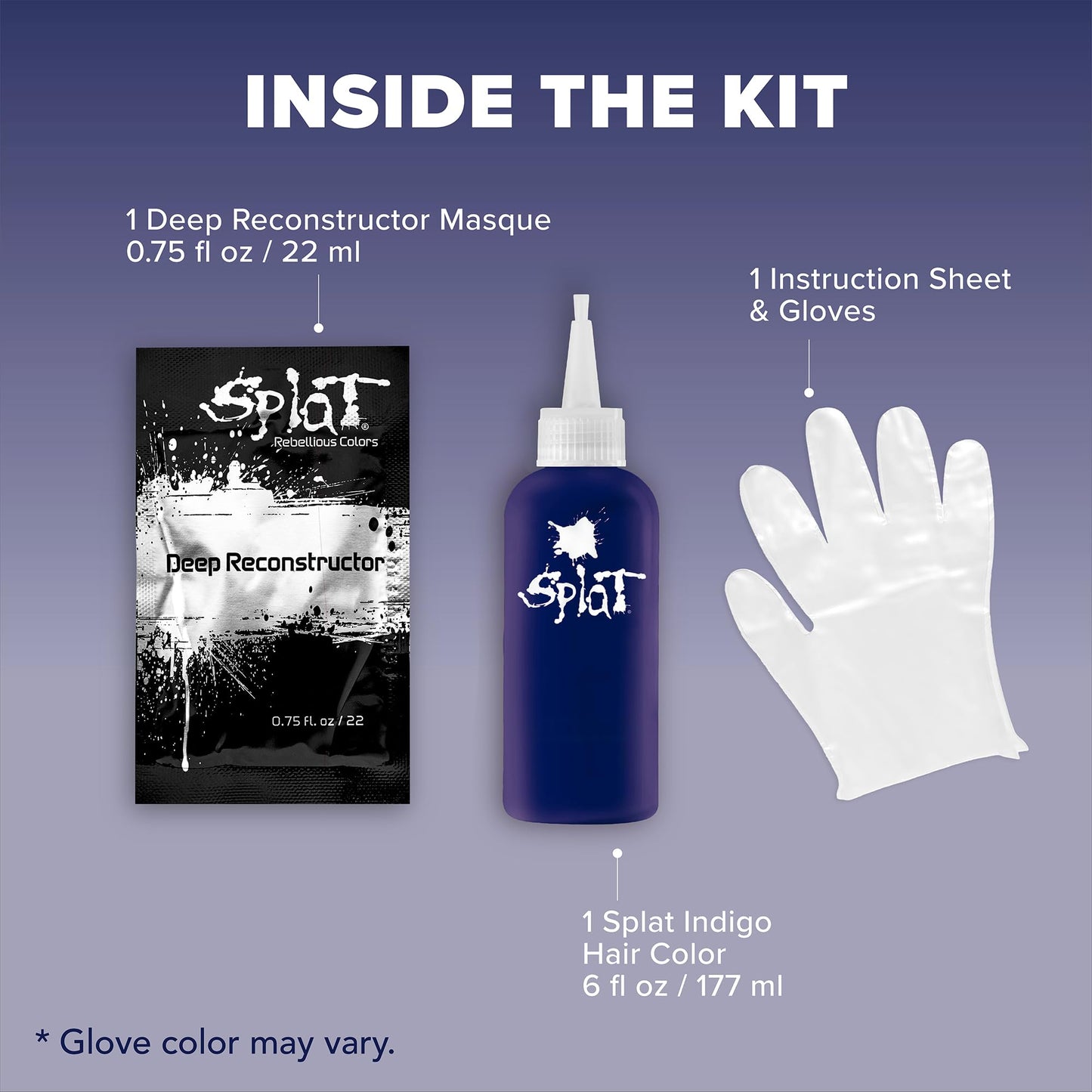 Splat Midnight Hair Color Amethyst 6 Fl oz.