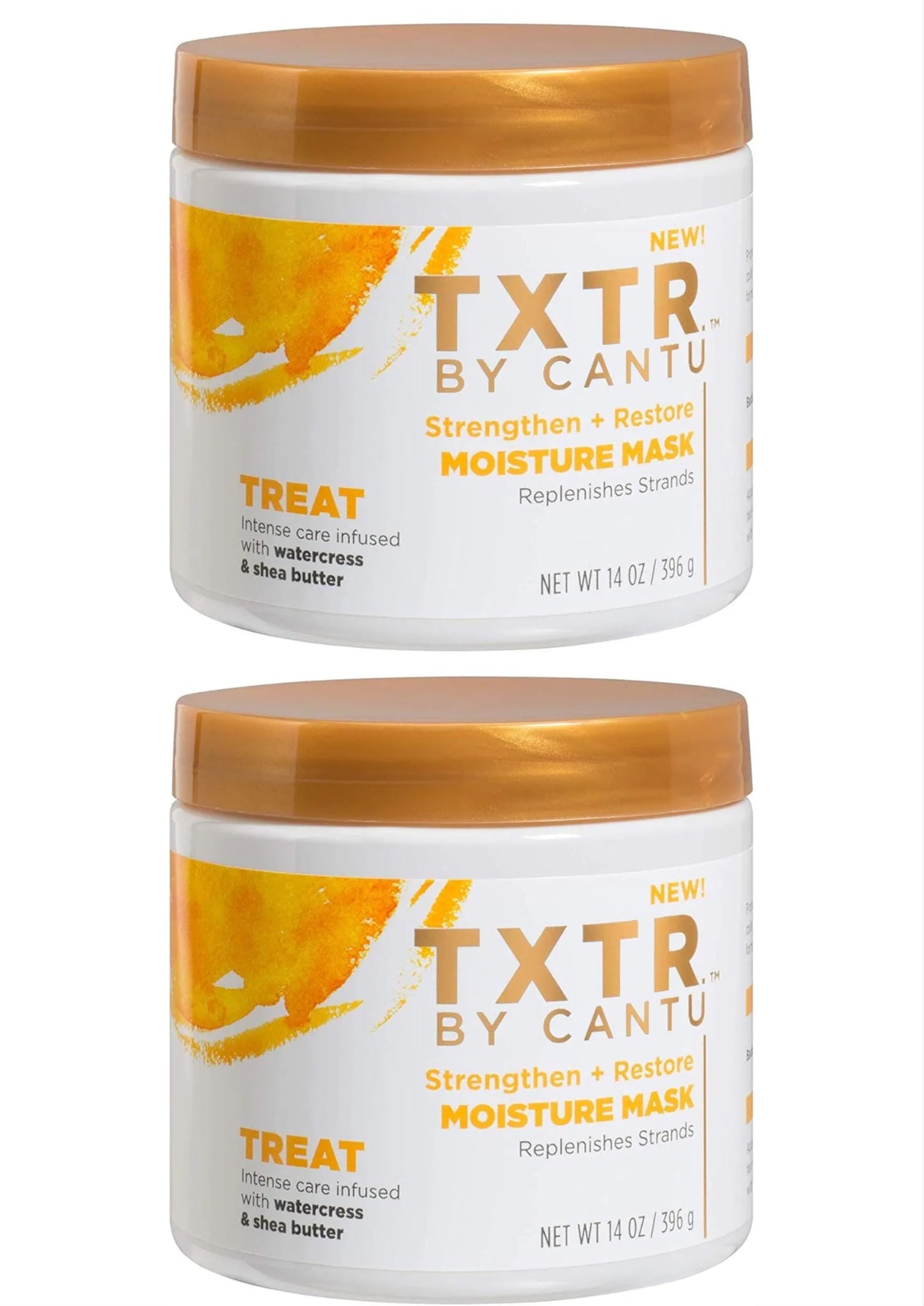Cantu Txtr Treat Moisture Mask 14 Ounce Jar (2 Pack)