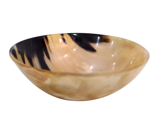 collectiblesBuy Handcrafted Vintage Ox Horn Shave Bowl - 5" Palm Lathering Shaving Soap Bowl for Men - Natural Horn, Lightweight, Unique Gift, Home Beauty and Personal Care collectiblesBuy