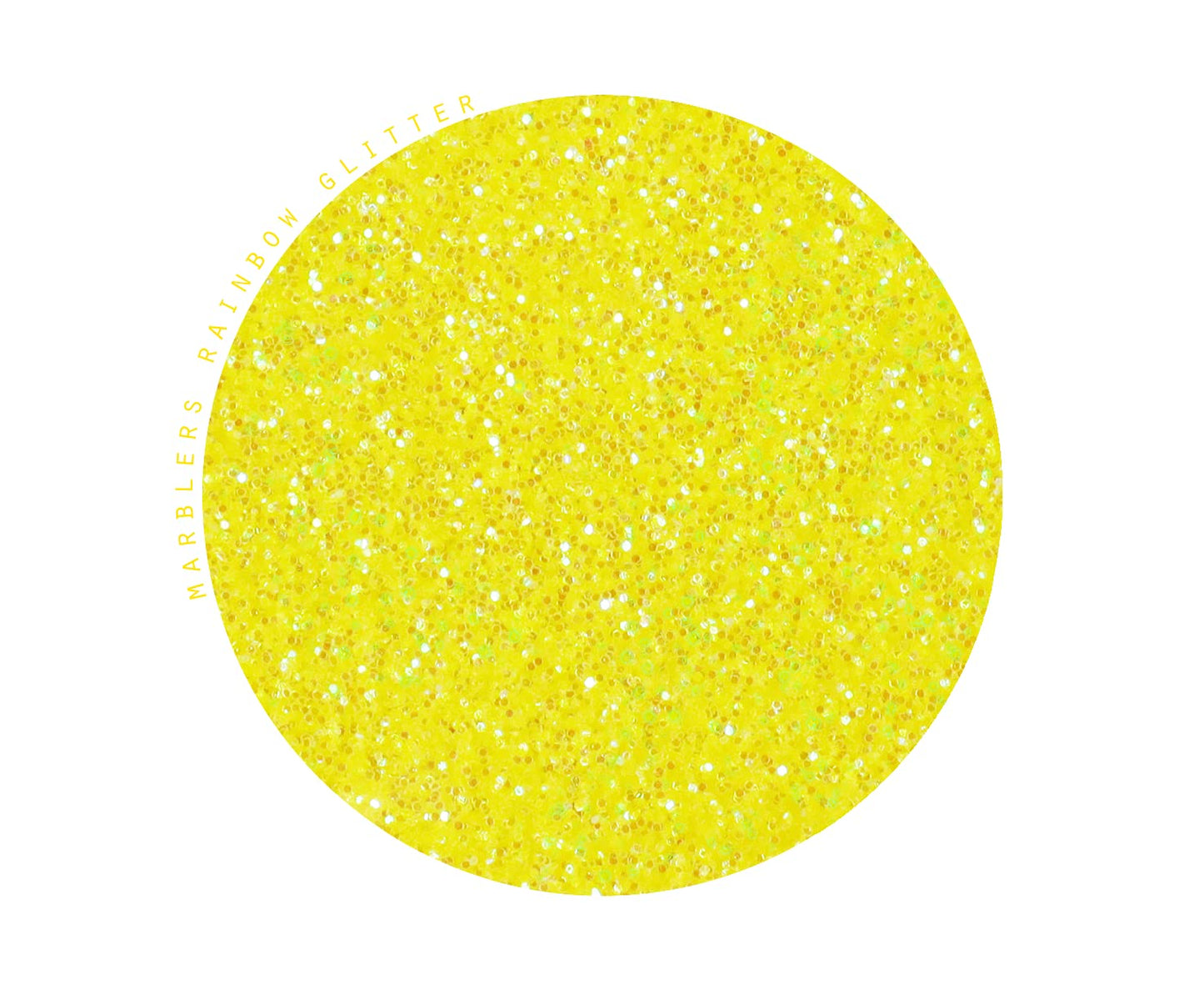 MARBLERS Holographic Glitter [Rainbow Yellow] 1.5oz (42g) | Fine | Non-Toxic, Vegan, Cruelty-Free | Face, Body, Eyeshadow, Hair, Festival, Party