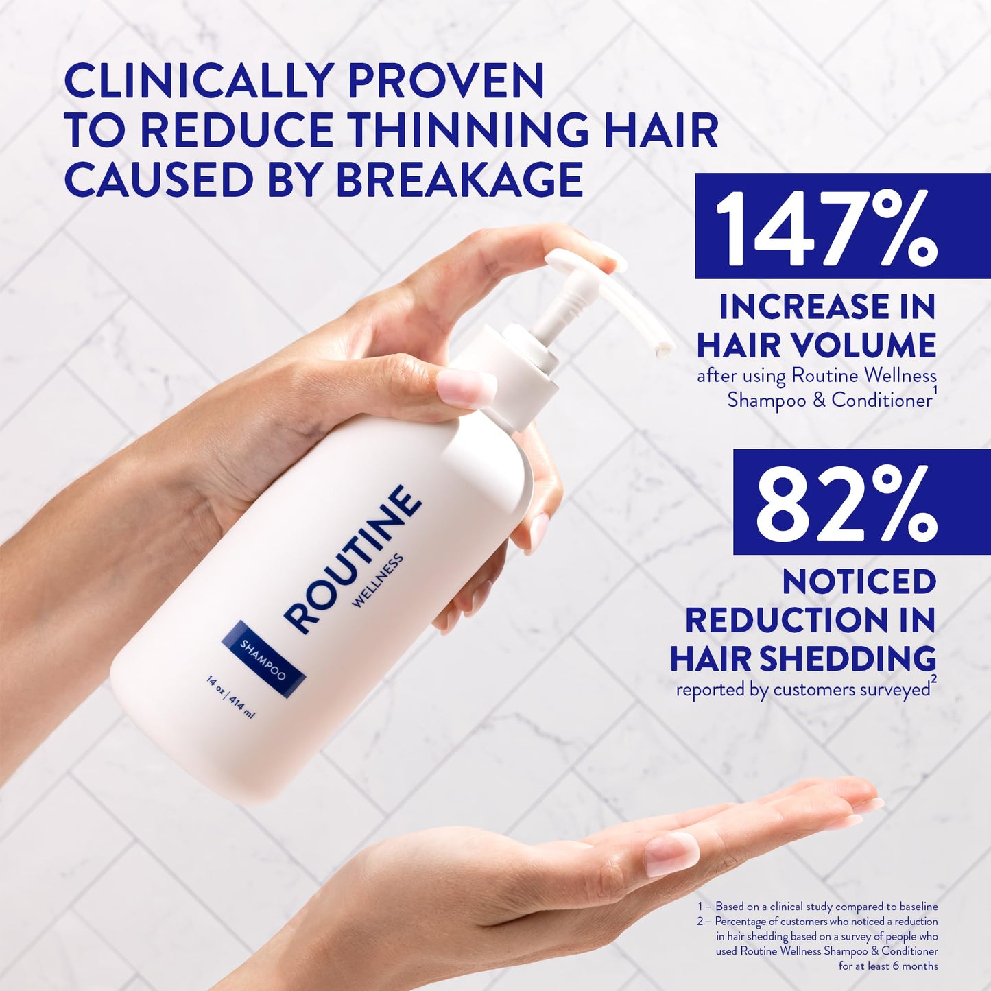 Routine Wellness Anti-Thinning Volumizing Shampoo - Rose Hips Beauty and Personal Care Routine Wellness