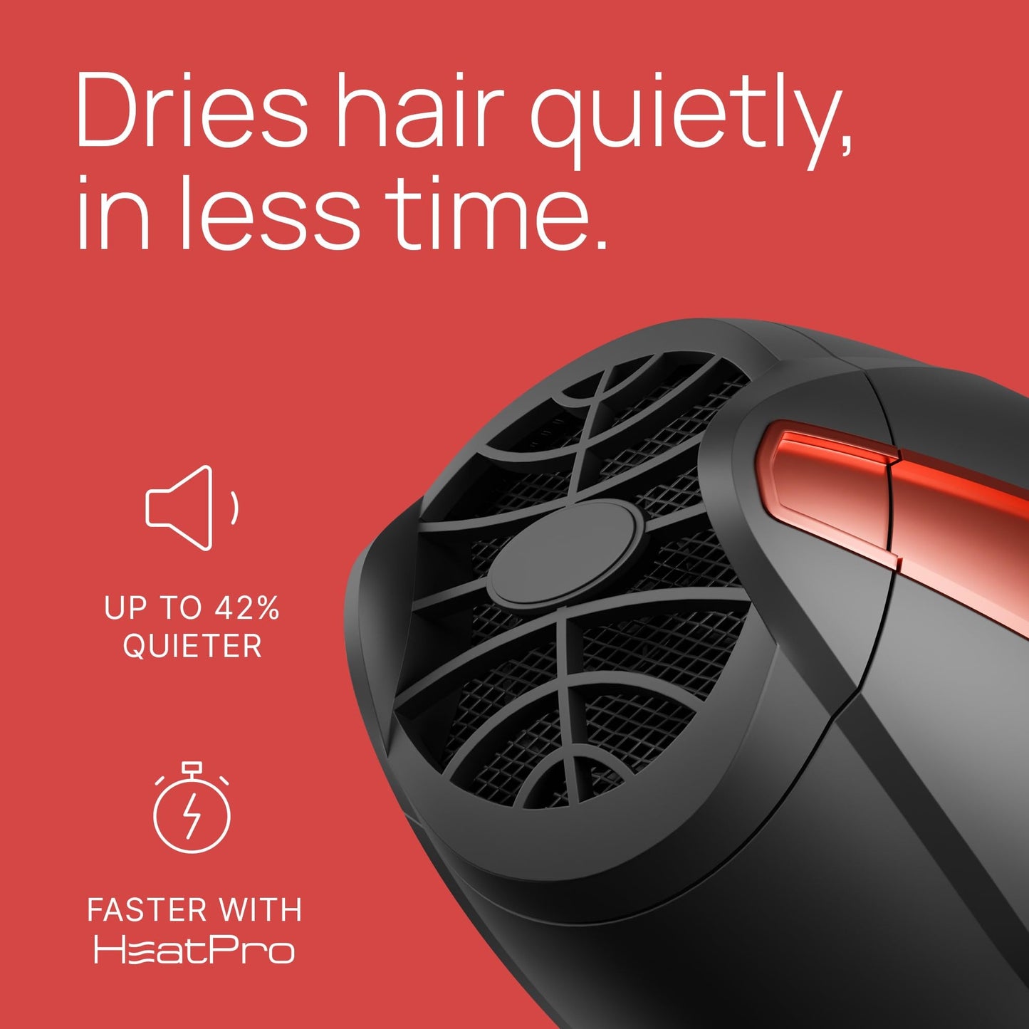 TREZORO Professional Blow Dryer for Women - Ionic Hair Dryer 2000W for Salon & Personal Use - Powerful, Fast & Quiet Drying for Curly Hair, Unwanted