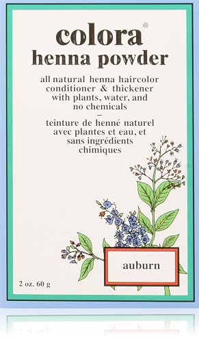 Colora Henna Powder Hair Color Auburn 2oz (3 Pack)