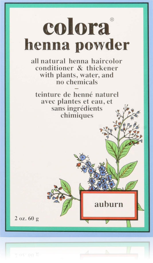 Colora Henna Powder Hair Color Auburn 2oz (3 Pack)