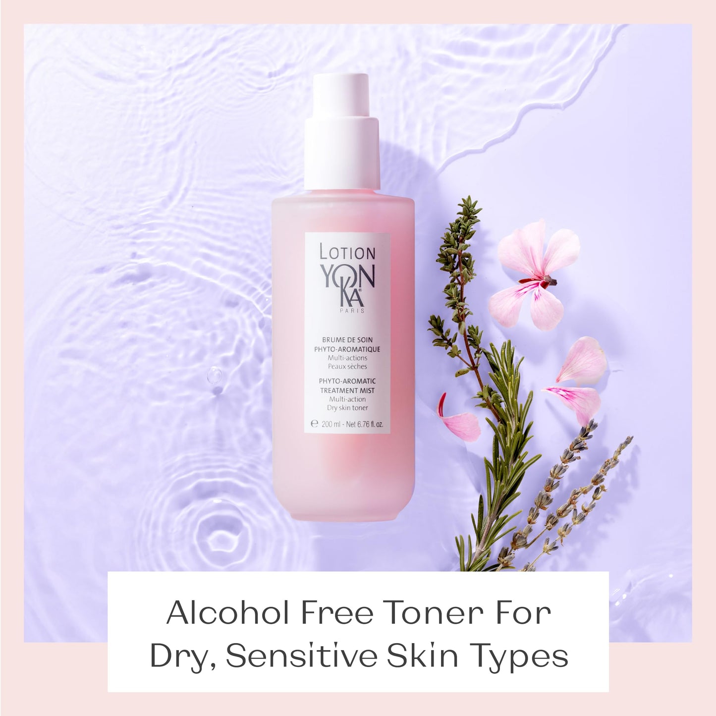 Yon-Ka PS Hydrating Face Toner | Calming Daily Face Mist with Botanical Plant Extracts for Dry & Sensitive Skin | Minimizes Pores and Treats Redness |