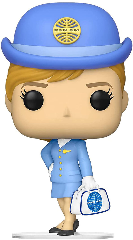 Funko POP Pop! Ad Icons: Pan Am - Stewardess with White Bag, Multicolor, 56816