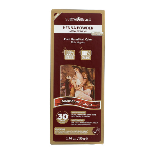 Surya Brasil Henna Powder Mahogany, 1.76oz