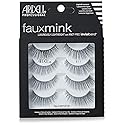 Ardell Faux Mink Lashes 811 False Eyelashes - Lightweight Natural Faux Mink Strip Wispy Lashes with Invisiband, 4 Pairs, 1 Pack