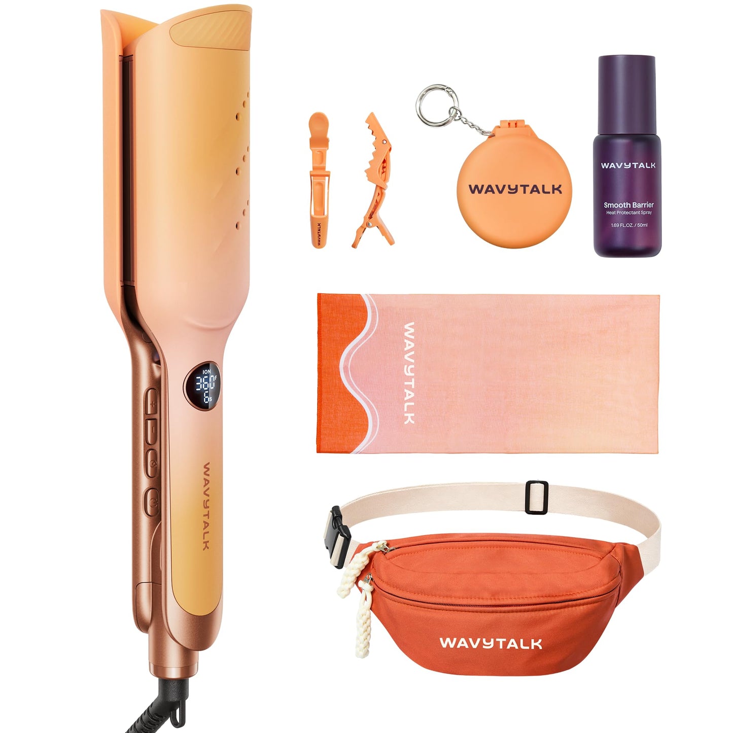 Wavytalk Main Stage Waves Power Wave Festival Bundle, Curling Iron Hair Crimper Waver, Ventilation Design for Less Damage, Ionic Reduces Frizz Beauty and Personal Care wavytalk Default Title