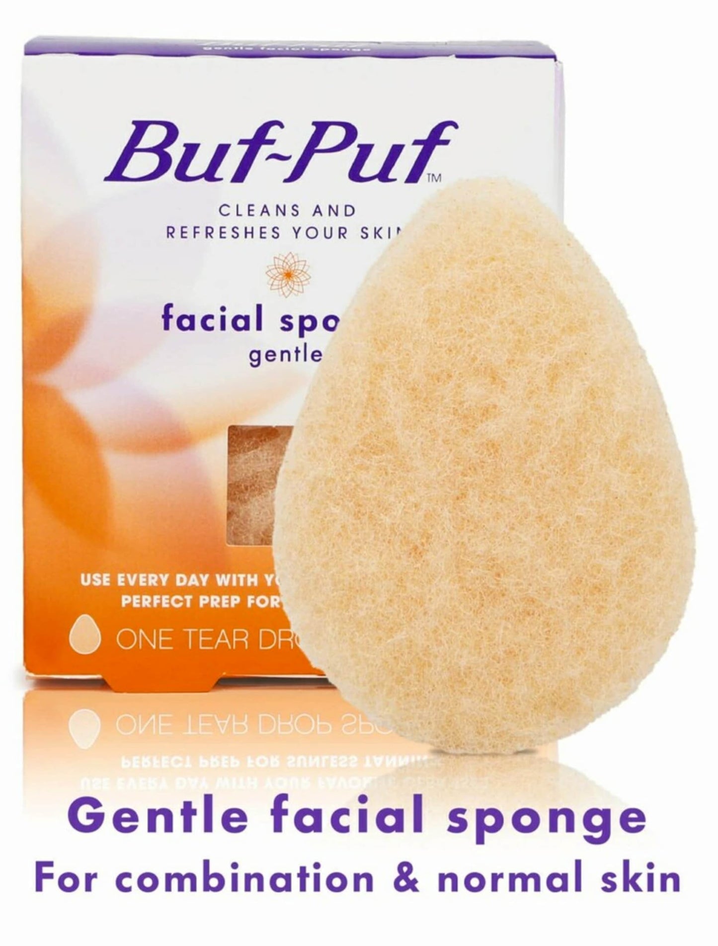 Buf-Puf Gentle Facial Sponge 1 Each (Pack of 3)
