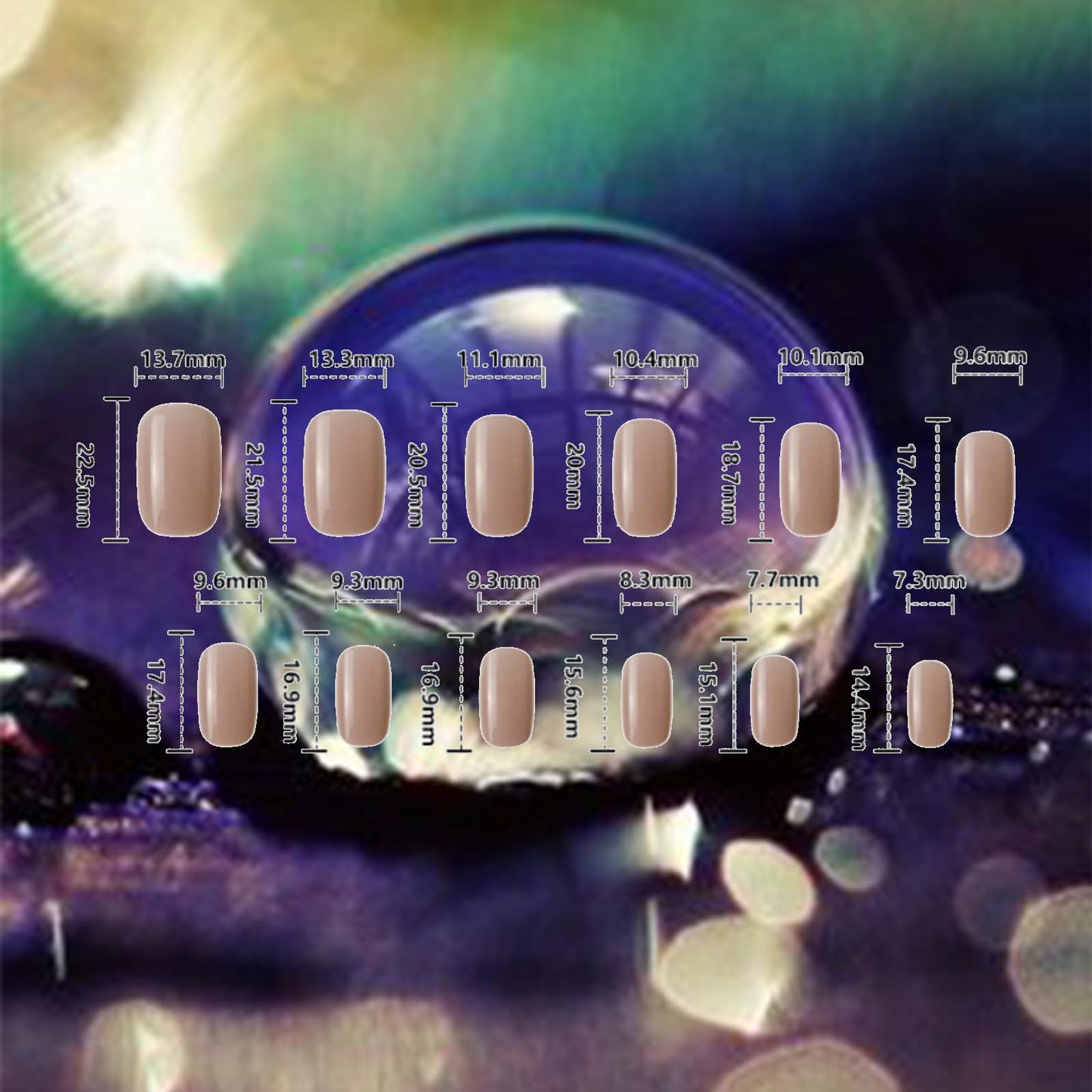 Winter Flower Press on Nails Glossy Brown Flower Acrylic Fake Nails 24Pcs Black Curve Line False Nails Flower Gel Glue on Nails for Manicure Flower Beauty and Personal Care AROVFAM