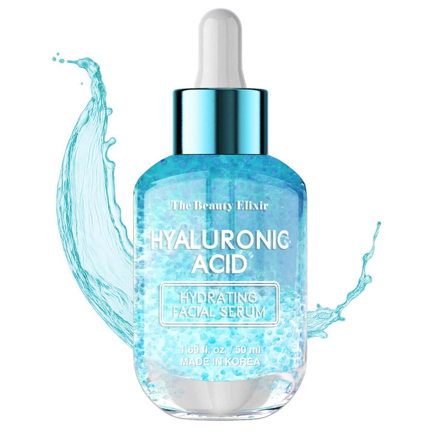 The Beauty Elixir Hyaluronic Acid Serum For Face - Ultra Hydrating, Restores, Smooths & Reduces Wrinkles - Dermatologist Tested, Natural Ingredients