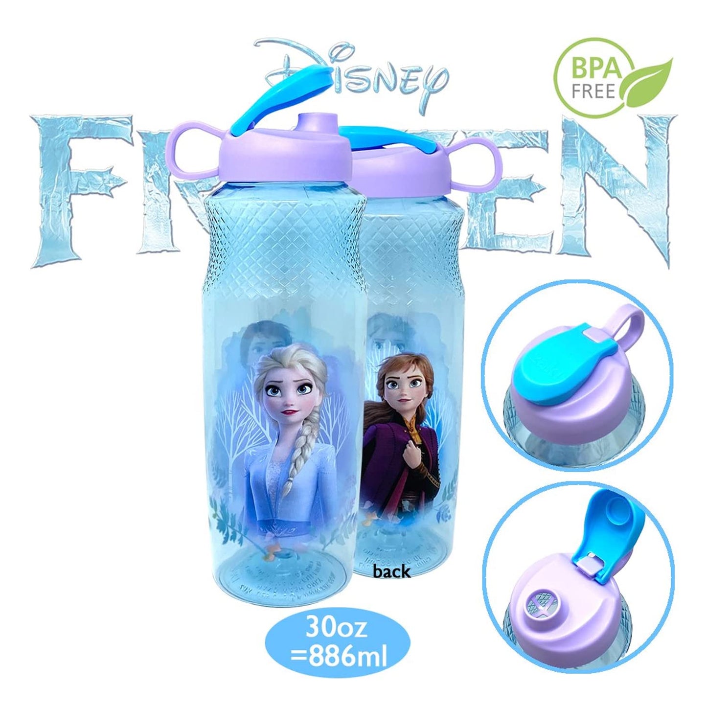 United Pacific Designs FRZFT410: Frozen Ii 30 Oz Sullivan Bottle