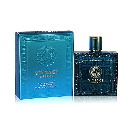 Holiday Depot Vintage Heroes, Fragrance for Men by Secret Plus, 3.4 Oz - 100 ml/Eau De Parfum Natural Spray Vaporizateur
