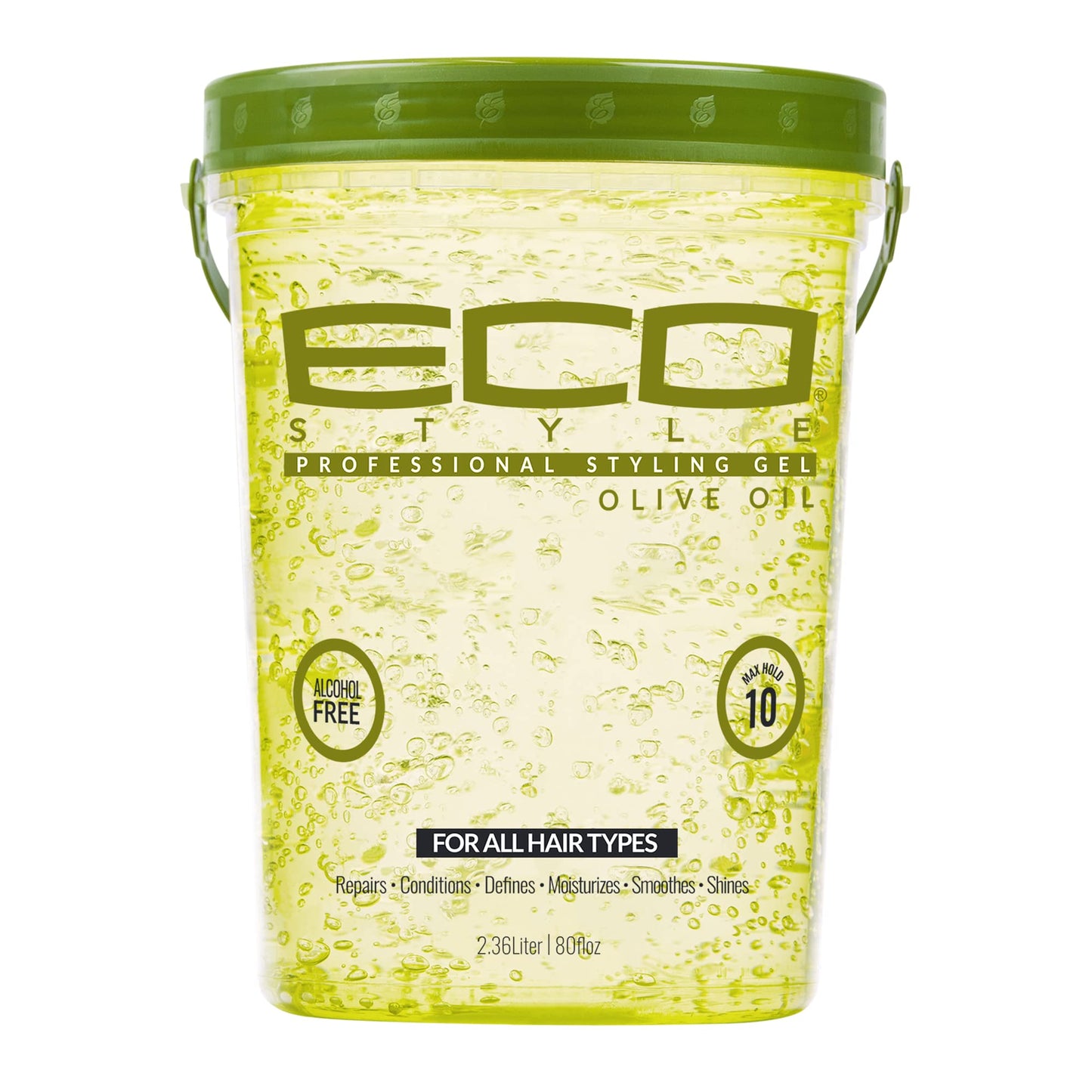 Eco Style Gel Olive Oil Styling Gel - Adds Shine and Tames Split Ends - Delivers Moisture to the Scalp - Nourishes And Repairs - Provides Weightless
