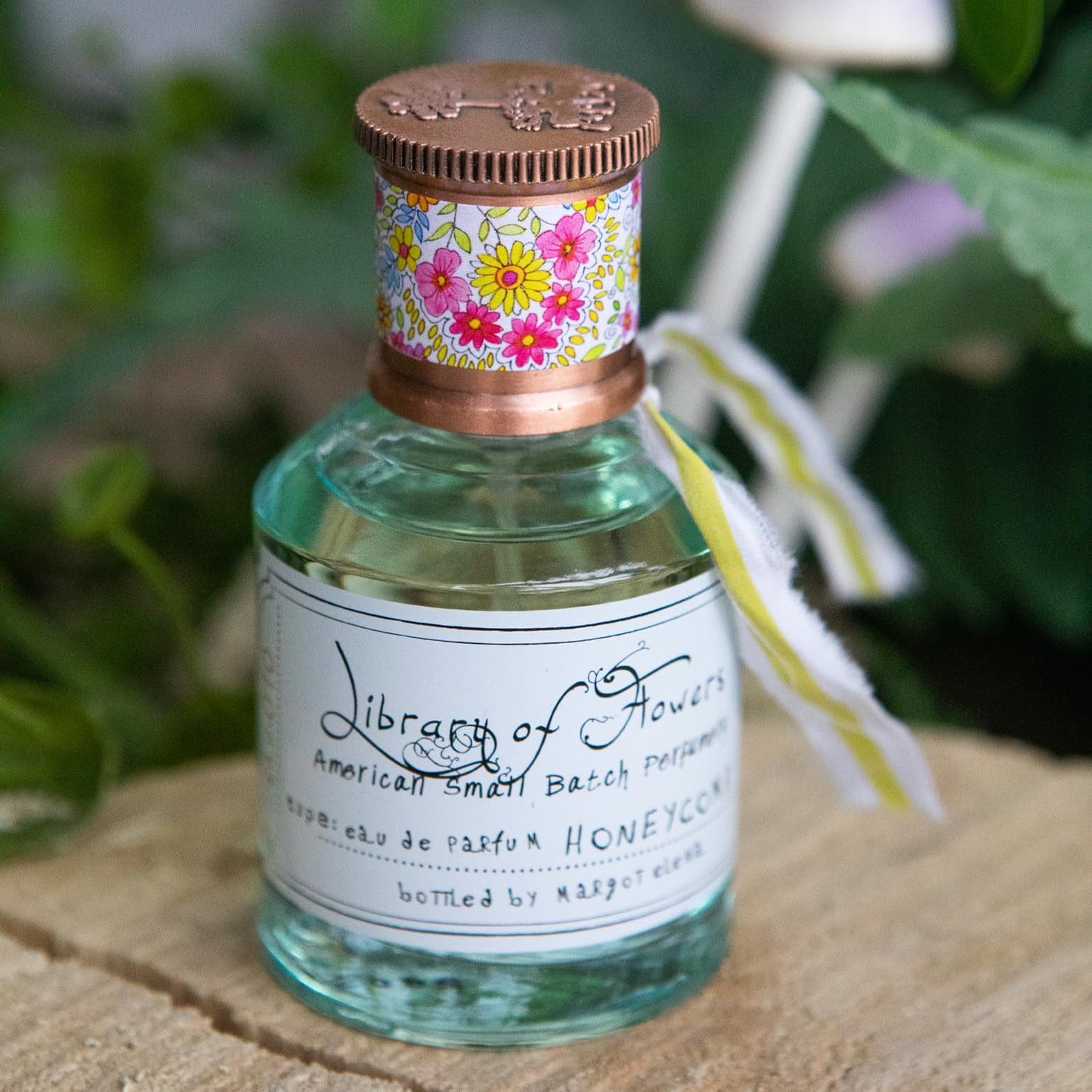 Library of Flowers Honeycomb Eau de Parfum, 1.69 Fl. Oz., Sugared Fig, Ambrosia Honey & Royal Bee Blossom Scented Women's Perfume, Luxury Fragrance