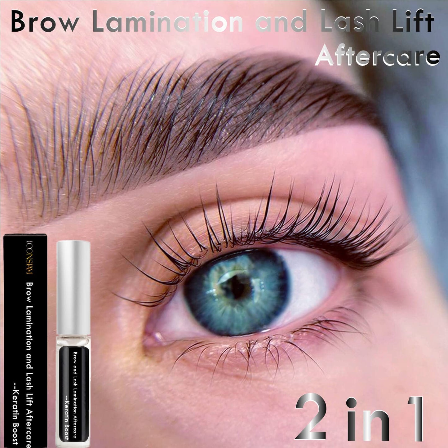 Brow Lamination and Lash Lift Nutrition Clear Eyelash Perm Aftercare Save Burning Eyelash & Eyebrow, Keratin Boost Care Fix Messy Brows/Lashes into
