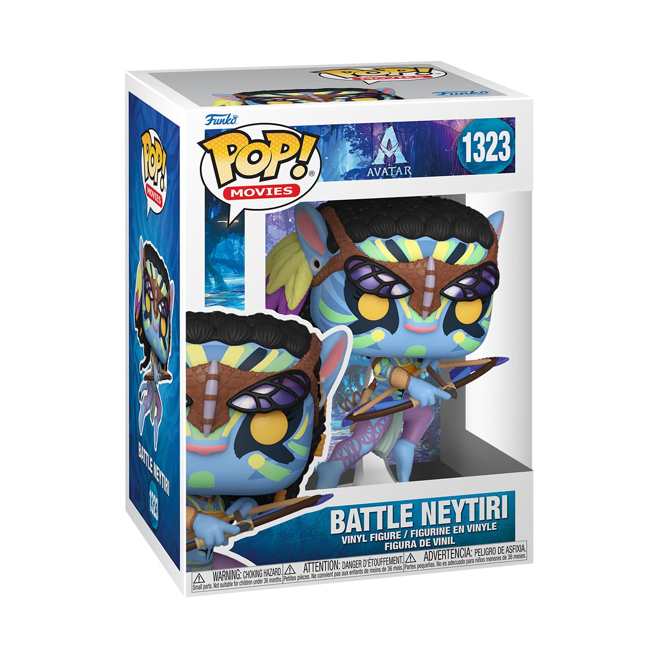 Funko POP! Movies: Avatar - Neytiri - (Battle) - Avatar: The Way of Water - Collectable Vinyl Figure - Gift Idea - Official Merchandise - for Kids…