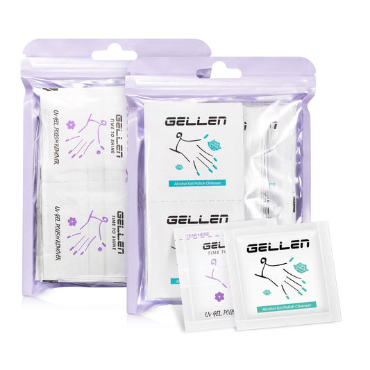 GELLEN Nail Cleanser Pads and Polish Remover Pads 100 Pack, Quick & Easy Beauty and Personal Care GELLEN Default Title