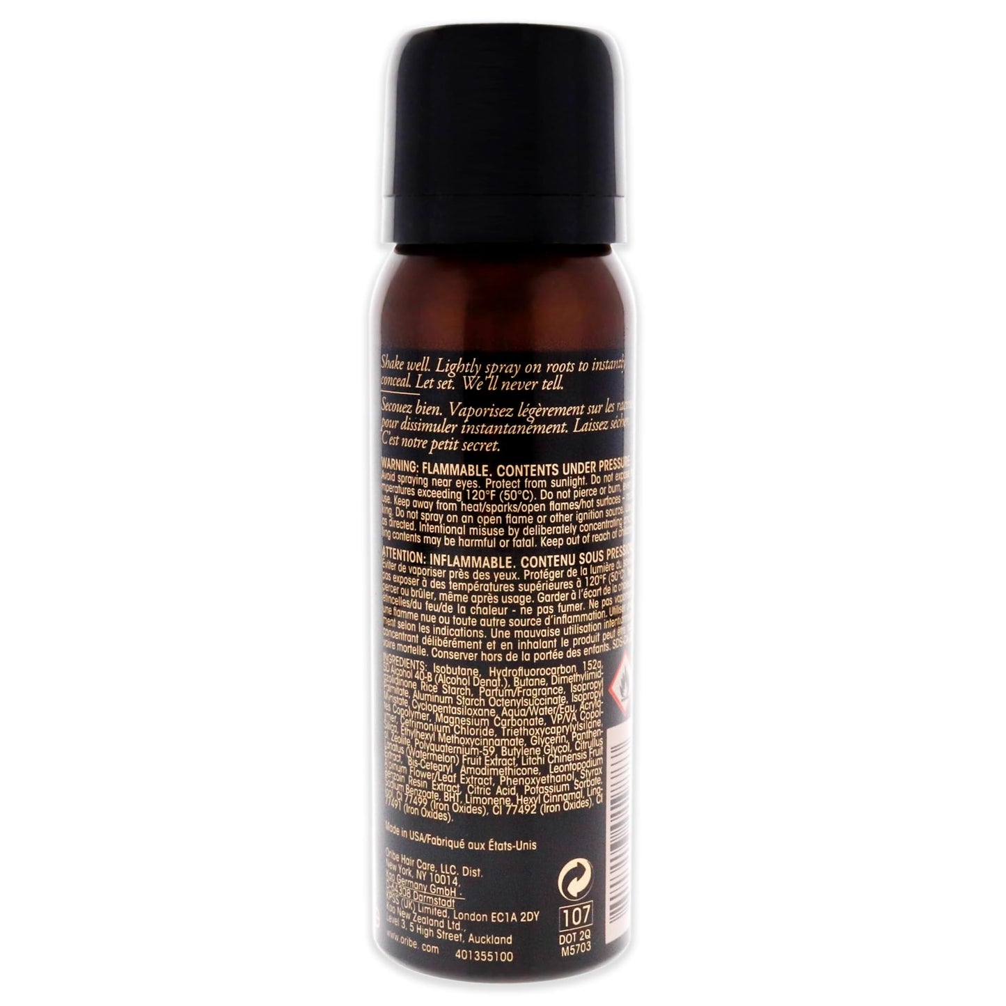 Oribe Airbrush Root Touch Up Spray - Dark Brown, 1.8 oz