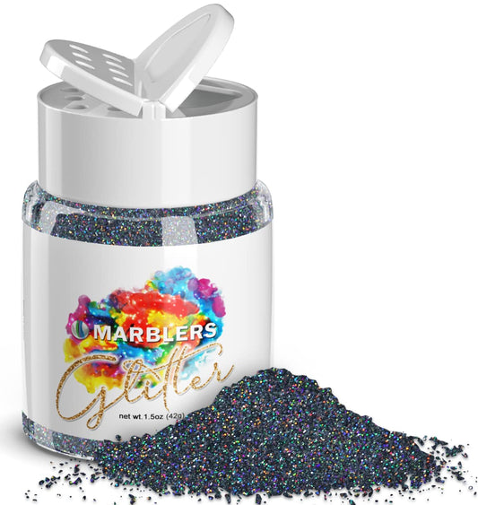 MARBLERS Holographic Glitter [Holo Galaxy] 1.5oz (42g) | Fine | Non-Toxic, Vegan, Cruelty-Free | Face, Body, Eyeshadow, Hair, Festival, Party Makeup |